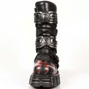  ITALI NEGRO PULIK FUEGO TOWER NEGRO ACERO ORIFICIO New Rock M.149-C1 -  