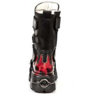  ITALI NEGRO PULIK FUEGO TOWER NEGRO ACERO ORIFICIO New Rock M.149-C1 -  