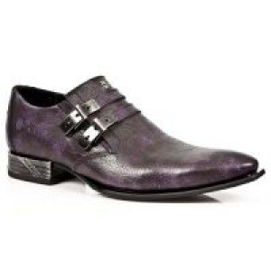  ARCILLA LILA VIP 1 NEGRO SUELA ACERO TACON VIP ACE New Rock M.2246-C3 -  