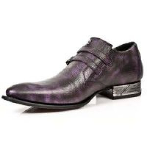  ARCILLA LILA VIP 1 NEGRO SUELA ACERO TACON VIP ACE New Rock M.2246-C3 -  