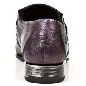  ARCILLA LILA VIP 1 NEGRO SUELA ACERO TACON VIP ACE New Rock M.2246-C3 -  