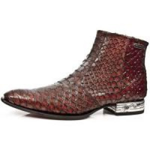 PITON CUERO VIP 1 NEGRO SUELA ROJA TACON VIP ACERO New Rock M.2260-C3 -  