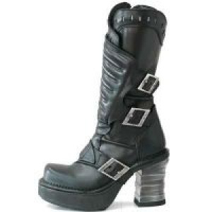  ITALI NEGRO PLAT NRK NEGRO T BANDAS GRIS New Rock M.8301-C1 -  