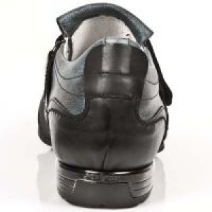  ARCILLA JEANS BOX PLANE ITALI NEGRO TPU NEGRO SNOB New Rock M.8401-C6 -  