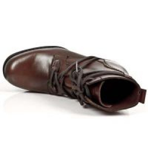  PULIK CUERO MOTOROCK MARRON TACON ACERO -  6