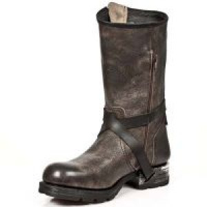  ARCILLA CUERO ITALI NEGRO MOTOROCK NEGRO T ACERO -  3