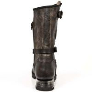  ARCILLA CUERO ITALI NEGRO MOTOROCK NEGRO T ACERO -  4