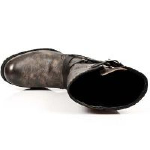  ARCILLA CUERO ITALI NEGRO MOTOROCK NEGRO T ACERO -  6
