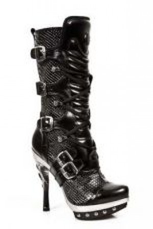  NOMADA NEGRO SERPIENTE HAITI NEGRO PLATAF ACERO New Rock M.PUNK001-C9 -  