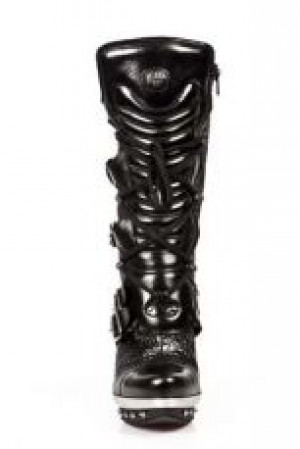  NOMADA NEGRO SERPIENTE HAITI NEGRO PLATAF ACERO New Rock M.PUNK001-C9 -  
