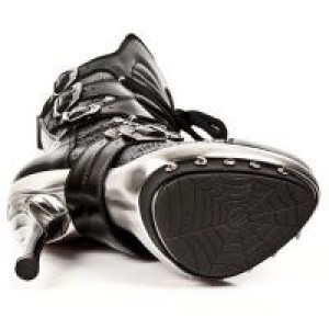  NOMADA NEGRO SERPIENTE HAITI NEGRO PLATAF ACERO New Rock M.PUNK001-C9 -  
