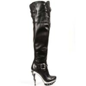  NAPA NEGRA NAPA ELASTICA NEGRA PLAT ACERO PUNK New Rock M.PUNK002-C1 -  