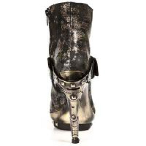  NOMADA NEGRO ANTE NEGRO TEJUS ORO PLATAF ORO PU New Rock M.PUNK003-C2 -  