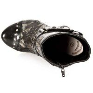  NOMADA NEGRO ANTE NEGRO TEJUS ORO PLATAF ORO PU New Rock M.PUNK003-C2 -  