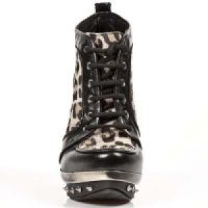  NOMADA NEGRO LEOPARDO PELO MARRON PLAT ORO PUNK New Rock M.PUNK006-C2 -  