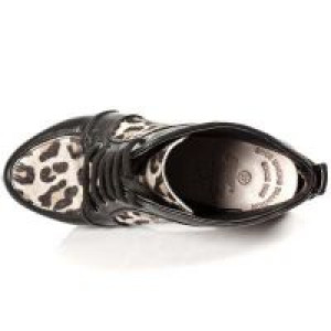  NOMADA NEGRO LEOPARDO PELO MARRON PLAT ORO PUNK New Rock M.PUNK006-C2 -  