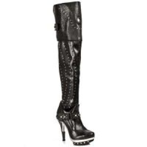  BUFALO NEGRO NAPA ELASTICA NEGRA PL ACERO PUNK -  1