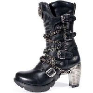  NOMADA NEGRO TRAIL NEGRO TACON ACERO New Rock M.TR008-C2 -  