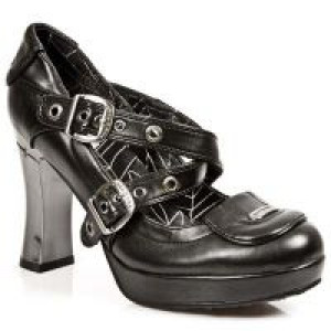  BOX NEGRO, PLATAFORMA TACON GOTH ACERO -  1