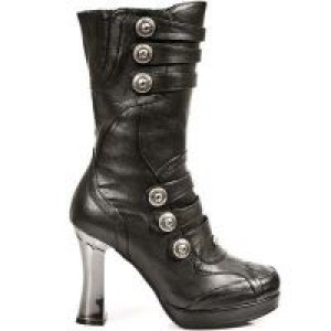  BOX NEGRO, PLATAF TACON GOTH ACERO New Rock M.5813-S1 -  