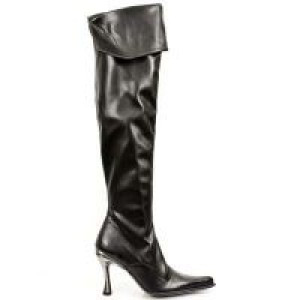   9052 Italy Negro Sintetico Negro Elastico Hoja Tacon New Rock New Rock 9052 -  