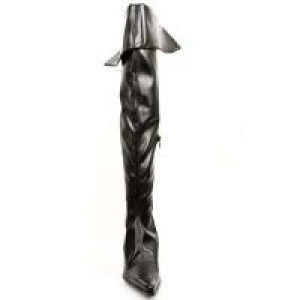   9052 Italy Negro Sintetico Negro Elastico Hoja Tacon New Rock New Rock 9052 -  