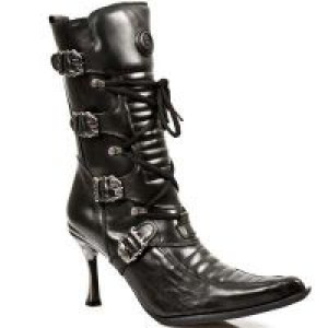  ITALI NEGRO, NOMADA NEGRO, MALICIA GOMA 2 TACON CARIBE New Rock M.9375-S1 -  