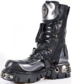  ITALI NEGRO, PULIK ACERO, REACTOR NEGRO TOBERAS New Rock M.107-S2 -  