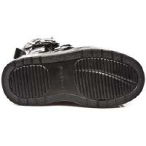  CHAROL ARRUGADO NEGRO PLATAFORMA SPACE New Rock M.1473-C1 -  