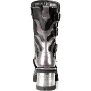  ITALI NEGRO Y ANTIC LILA, PLANING NEGRO M8 ACERO New Rock M.362-S1 -  