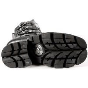  ITALI NEGRO Y ANTIC LILA, PLANING NEGRO M8 ACERO New Rock M.362-S1 -  