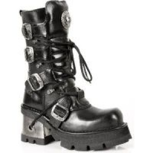  ITALI Y NOMADA NEGRO, PLANING NEGRO M8 ACERO OR Y CAN New Rock M.373-S3 -  