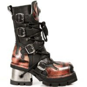  ITALI NEGRO Y PULIK FUEGO, PLANING NEGRO M8 ACERO O Y CA New Rock M.543-S1 -  