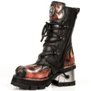  ITALI NEGRO Y PULIK FUEGO, PLANING NEGRO M8 ACERO O Y CA New Rock M.543-S1 -  