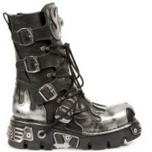  ITALI NEGRO Y PULIK ACERO, REACTOR NEGRO TOBERAS ORI Y C New Rock M.591-S2 -  
