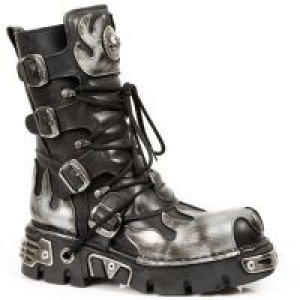 ITALI NEGRO Y PULIK ACERO, REACTOR NEGRO TOBERAS ORI Y C New Rock M.591-S2 -  