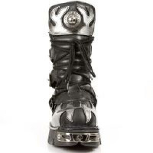  ITALI NEGRO Y PULIK ACERO, REACTOR NEGRO TOBERAS ORI Y C New Rock M.591-S2 -  