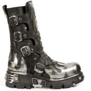  ITALI NEGRO Y ANTIC ACERO, REACTOR NEGRO TOBERAS New Rock M.600-S1 -  