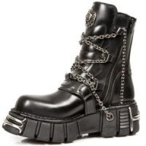  ITALI NEGRO, TOWER NEGRO ACERO ORIFICIO New Rock M.1011-S1 -  