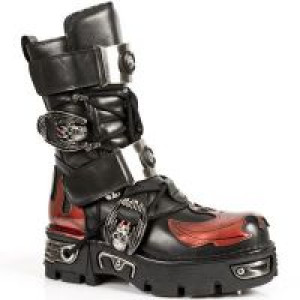  ITALI NEGRO, FLORENTIC ROJO, NEW REACTOR NEGRO ORIFICI New Rock M.195-S1 -  