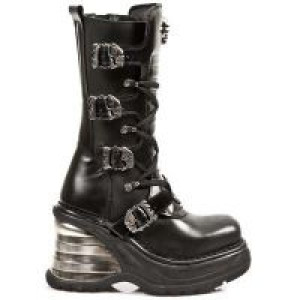  ITALI NEGRO, NOMADA NEGRO, CUNA NEGRO BANDAS ACERO New Rock M.8374-S1 -  