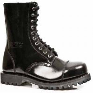  CHAROL NEGRO ARRUGADO, PISO MILI (STEEL TOE) -  1