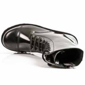  CHAROL NEGRO ARRUGADO, PISO MILI (STEEL TOE) -  6
