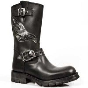  ITALI NEGRO Y BOX PLANE, MOTORCYCLE NEGRO New Rock M.7601-S1 -  