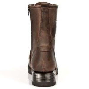  GALIA CUERO, MOTOROCK MARRON TACON ACERO -  4