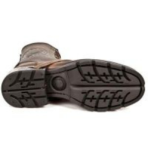  GALIA CUERO, MOTOROCK MARRON TACON ACERO -  5