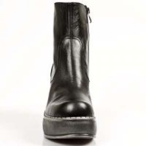  NOMADA NEGRO, PLAT.TACON POL BRUSH ACERO (welt silver -  2
