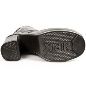  NOMADA NEGRO, PLAT.TACON POL BRUSH ACERO (welt silver -  5
