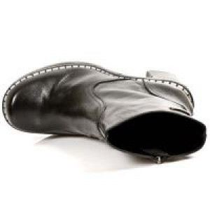  NOMADA NEGRO, PLAT.TACON POL BRUSH ACERO (welt silver -  6