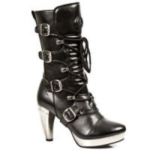  BOX NEGRO, PLATAFORMA TACON ROCK ACERO New Rock M.5373-S1 -  